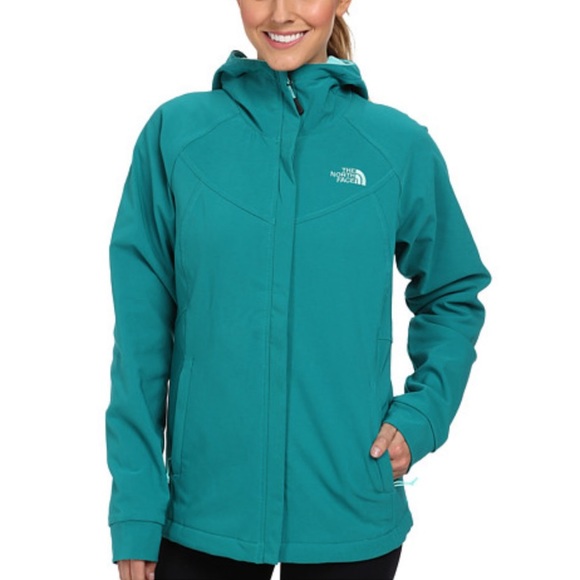 North Face Maddie Raschel Jacket Blue Turquoise (Size XS) - Picture 7 of 8
